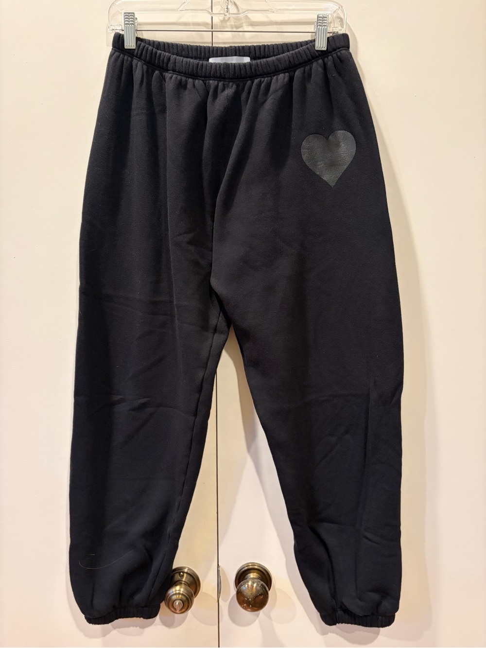 SPRWMN Black Heart Sweatpants
